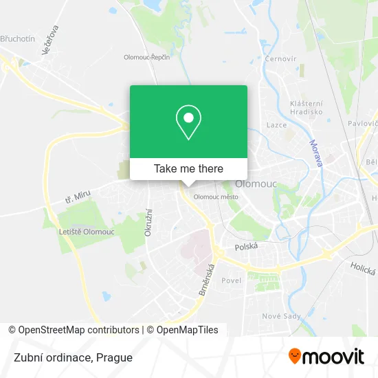 Карта Zubní ordinace