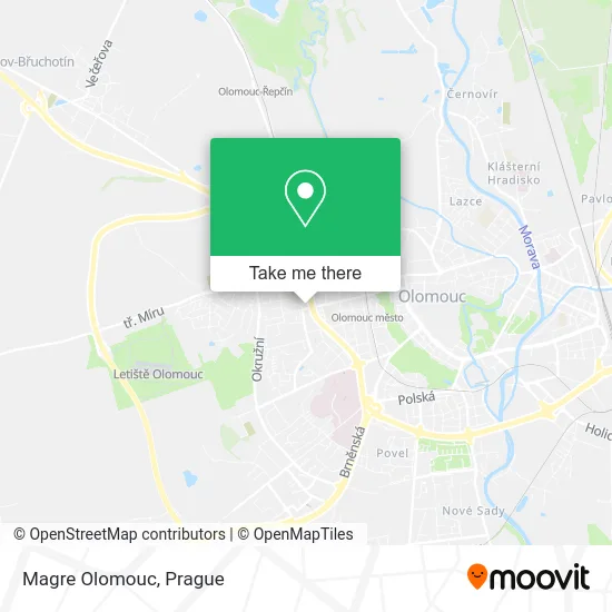 Карта Magre Olomouc