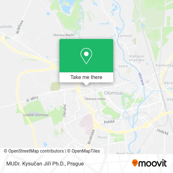 MUDr. Kysučan Jiří Ph.D. map