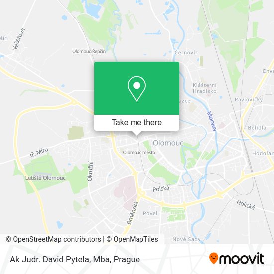 Карта Ak Judr. David Pytela, Mba