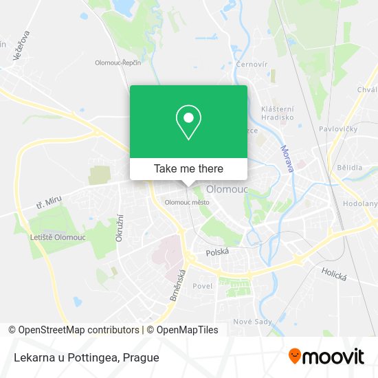 Карта Lekarna u Pottingea