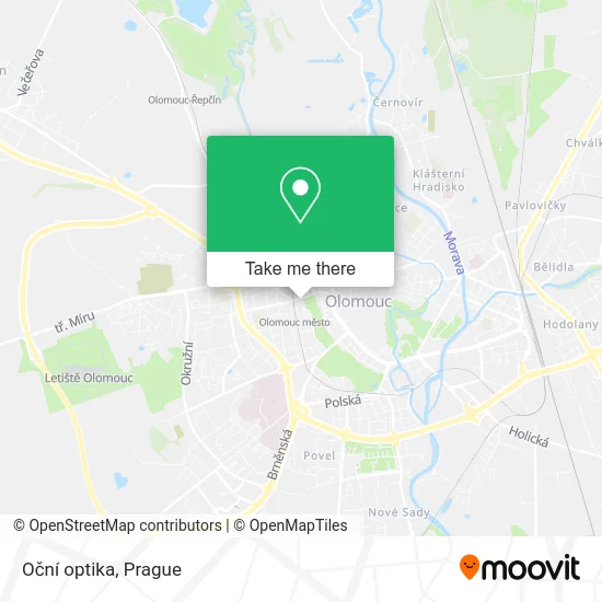 Oční optika map