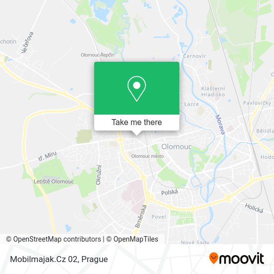 Карта Mobilmajak.Cz 02