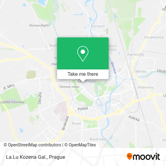 La.Lu Kozena Gal. map