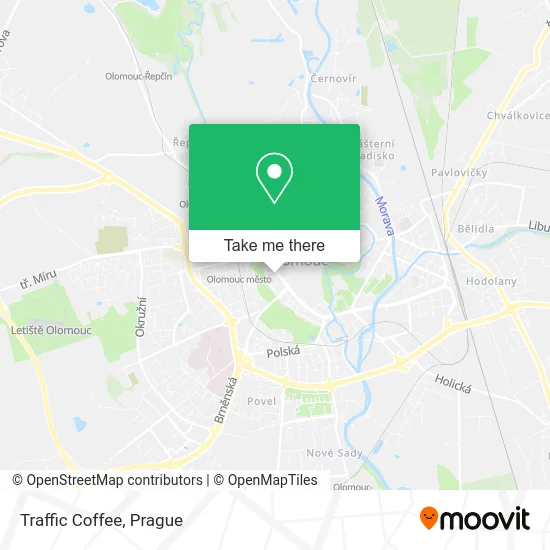 Карта Traffic Coffee