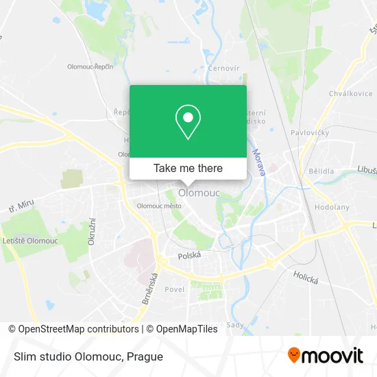 Карта Slim studio Olomouc