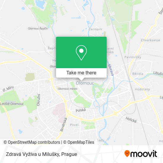 Карта Zdravá Vyživa u Milušky