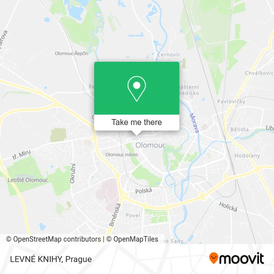 LEVNÉ KNIHY map