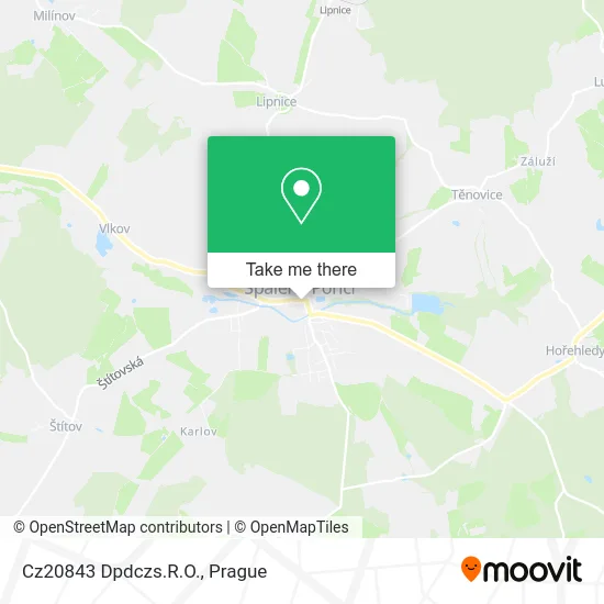 Карта Cz20843 Dpdczs.R.O.
