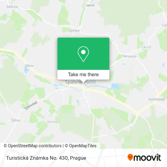 Карта Turistická Známka No. 430
