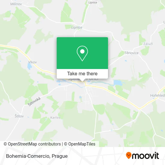Карта Bohemia-Comercio