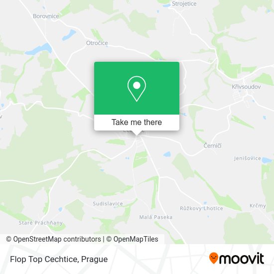 Карта Flop Top Cechtice