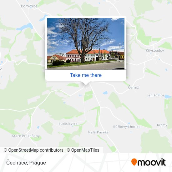 Карта Čechtice