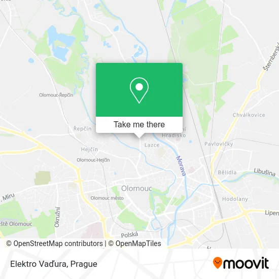 Карта Elektro Vaďura