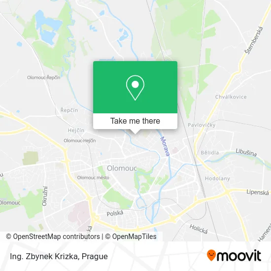Карта Ing. Zbynek Krizka