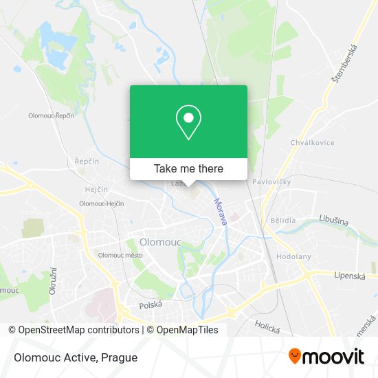 Карта Olomouc Active