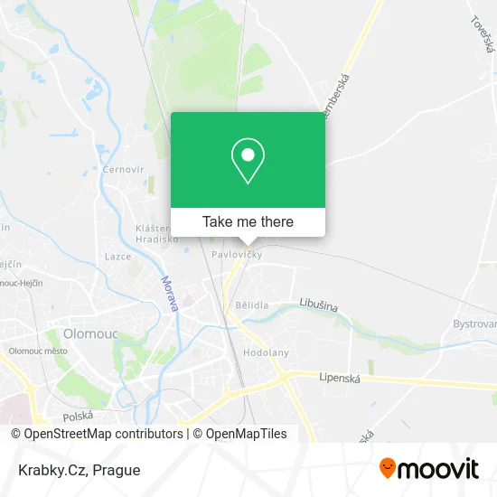 Карта Krabky.Cz