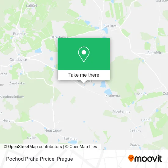 Карта Pochod Praha-Prcice