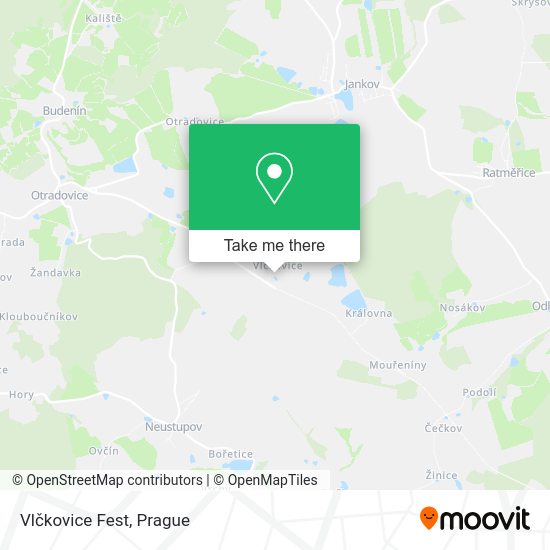Карта Vlčkovice Fest