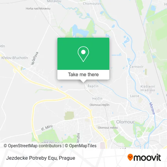 Карта Jezdecke Potreby Equ