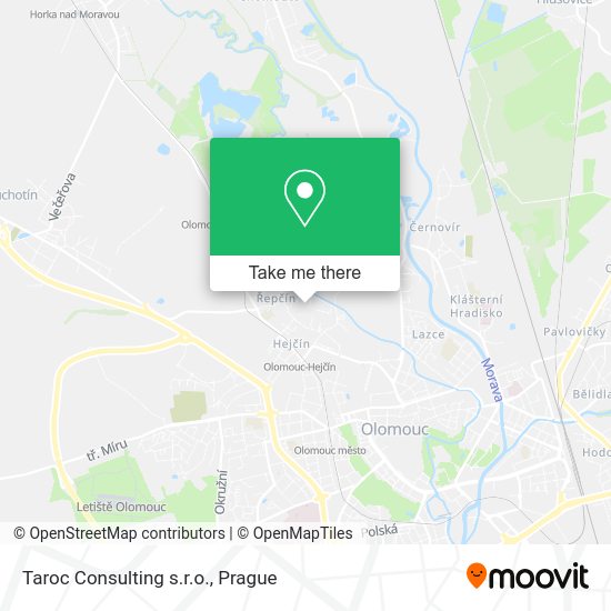 Карта Taroc Consulting s.r.o.