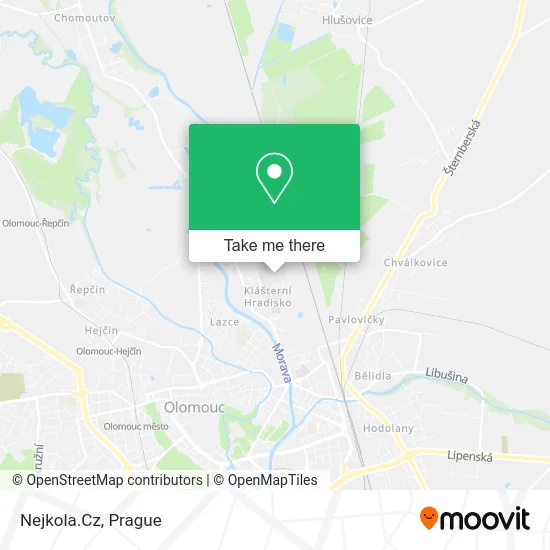Карта Nejkola.Cz
