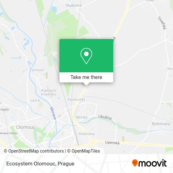 Карта Ecosystem Olomouc
