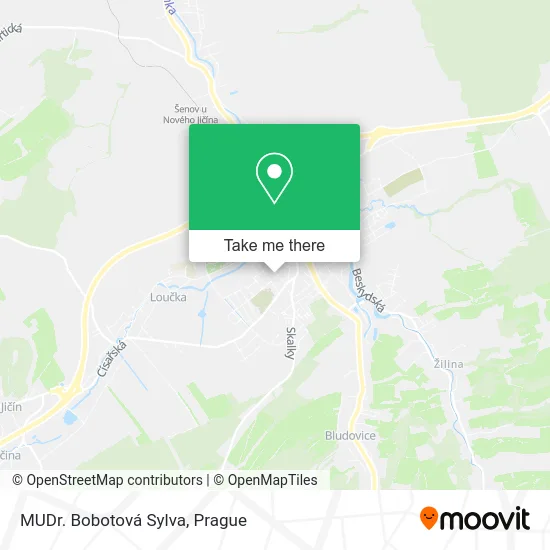 Карта MUDr. Bobotová Sylva