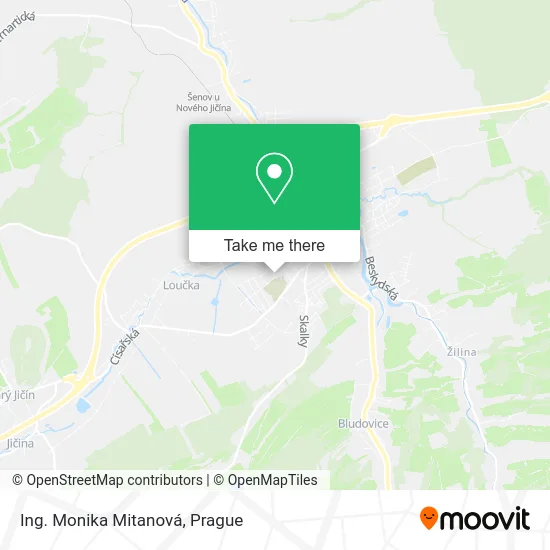 Карта Ing. Monika Mitanová