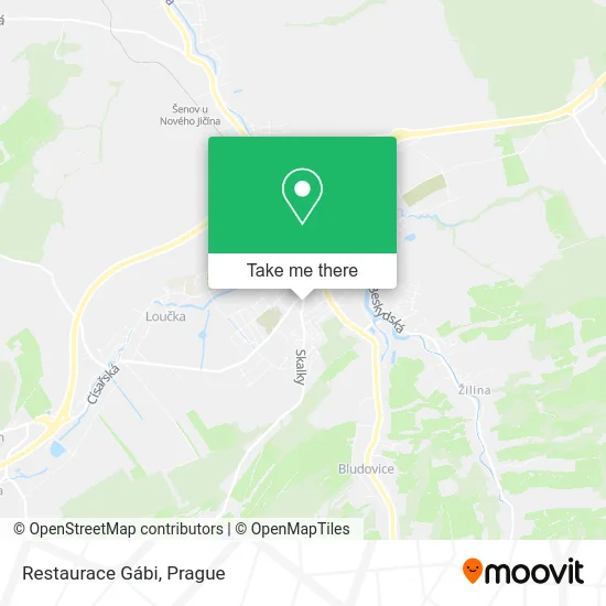 Карта Restaurace Gábi