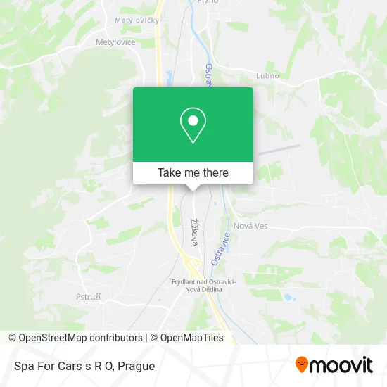 Карта Spa For Cars s R O