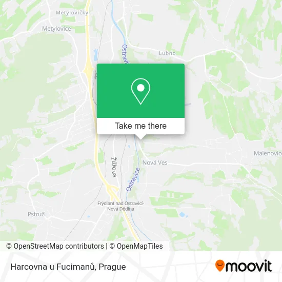 Карта Harcovna u Fucimanů
