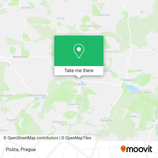 Карта Pošta