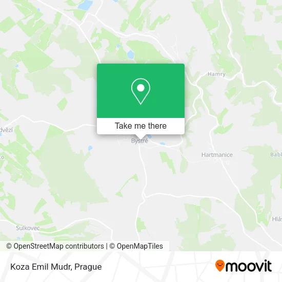 Карта Koza Emil Mudr