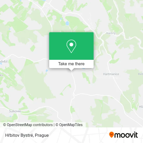 Карта Hřbitov Bystré