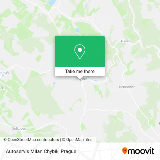Autoservis Milan Chybík map