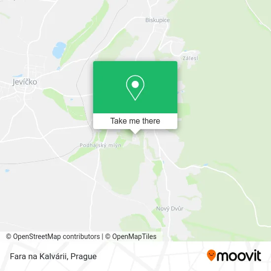 Fara na Kalvárii map