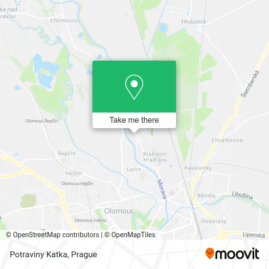 Карта Potraviny Katka