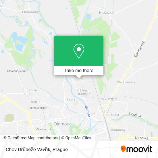 Карта Chov Drůbeže Vavřík