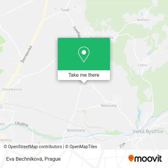 Eva Bechníková map