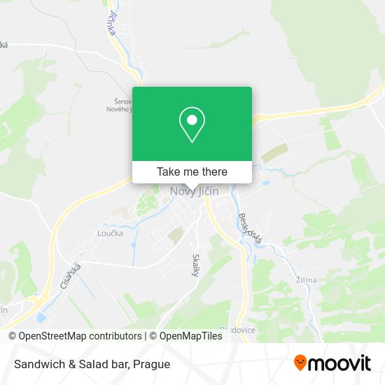 Карта Sandwich & Salad bar