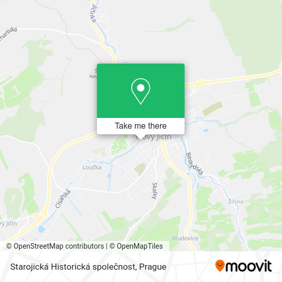 Карта Starojická Historická společnost