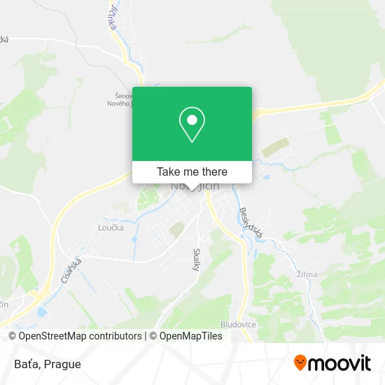 Карта Baťa