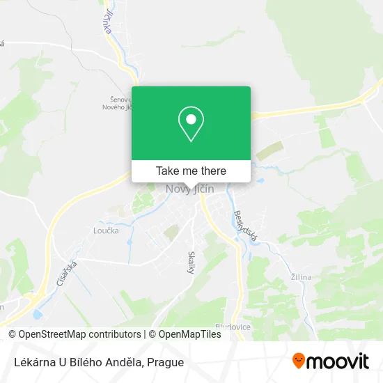 Карта Lékárna U Bílého Anděla