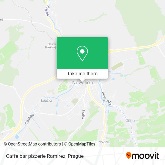 Карта Caffe bar pizzerie Ramirez