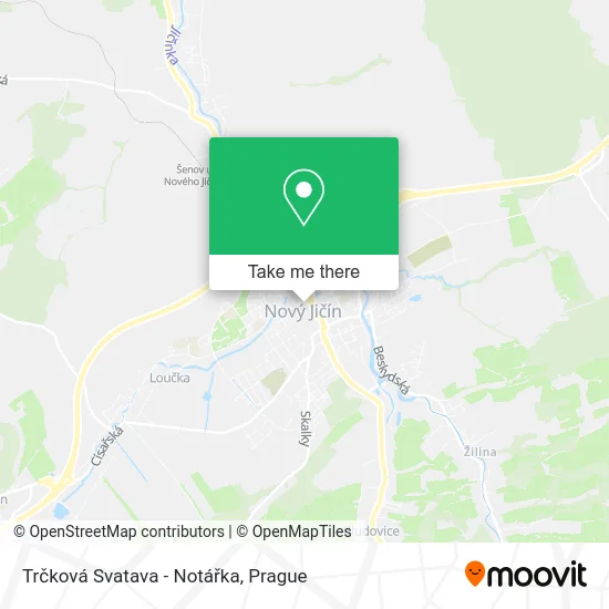 Карта Trčková Svatava - Notářka