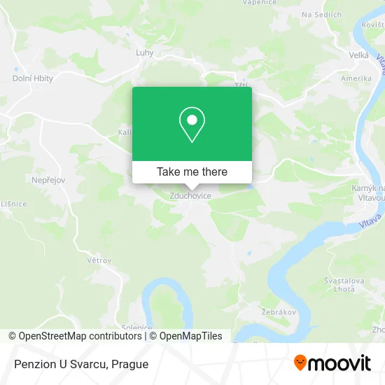 Карта Penzion U Svarcu