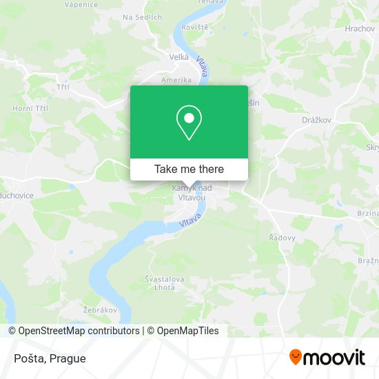 Карта Pošta