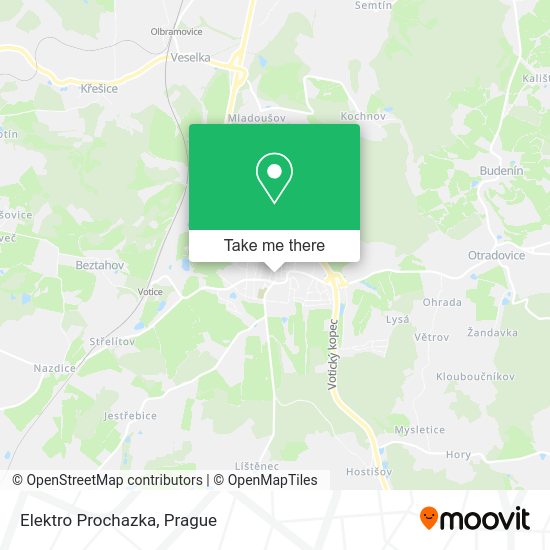 Карта Elektro Prochazka