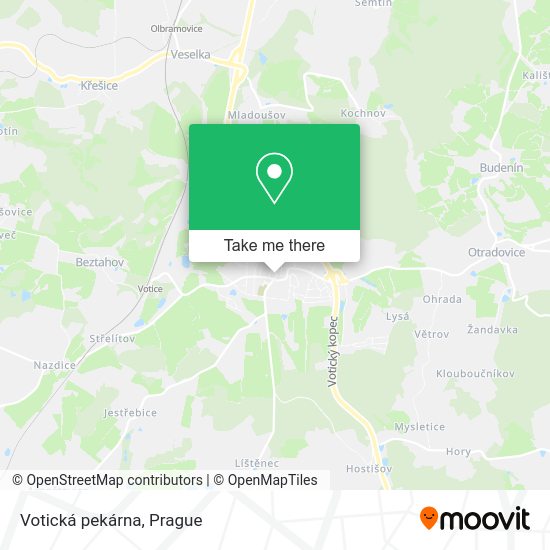 Карта Votická pekárna
